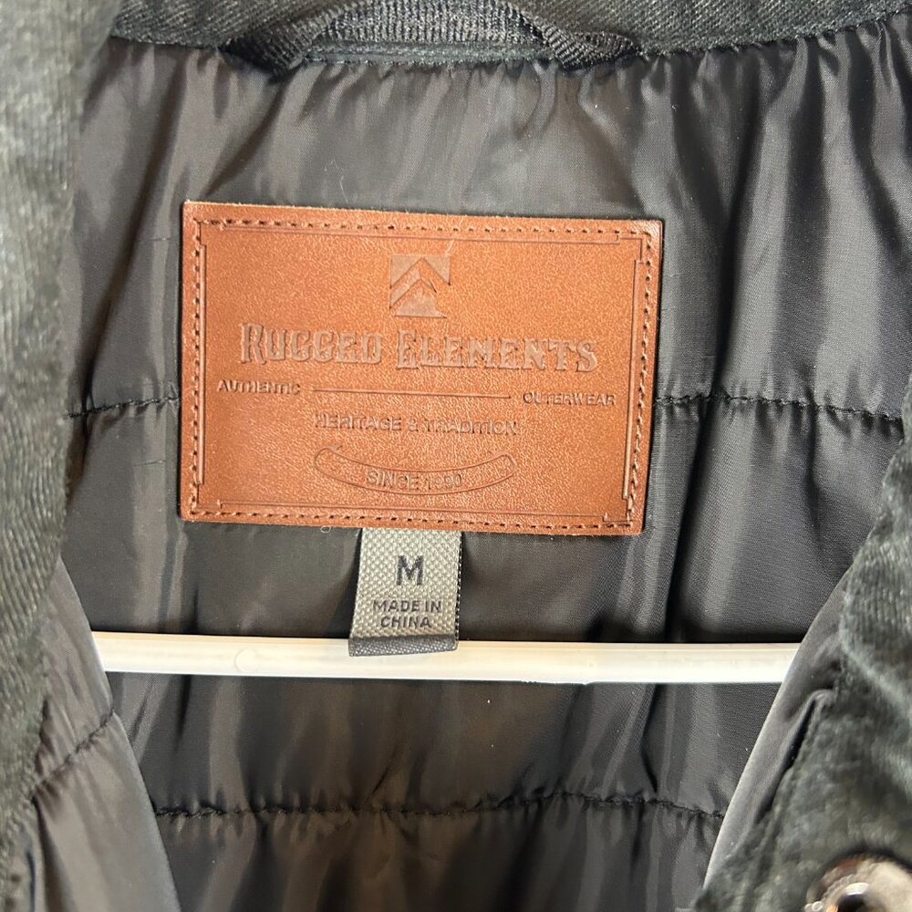 Rugged Elements Button Down Jacket Sz Med (One Bu… - image 6